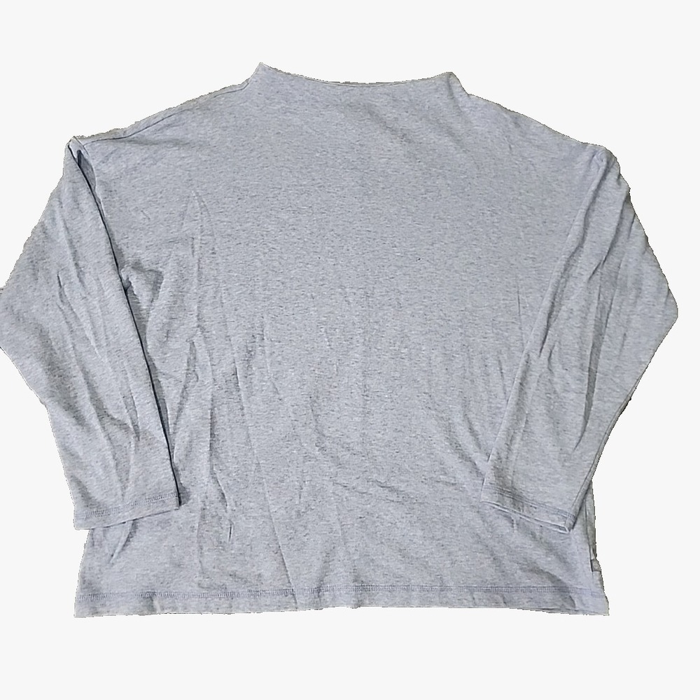 T by Talbots Pullover Sweatshirt XL Lavender Long Sleeve Mock Neck Raglan Sleeve